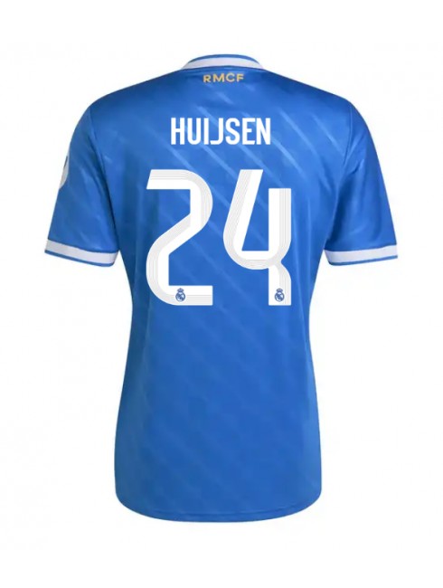 Real Madrid Dean Huijsen #24 Rezervni Dres 2025-26 Kratak Rukavima Real Madrid Dean Huijsen #24 Rezervni Dres 2025-26 Kratak Rukavima